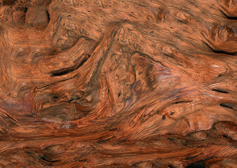 Uneven smooth varnished wood surface.Texture or background