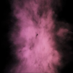 Smoke with black background