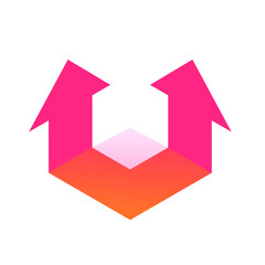  U Arrow Logo Concept