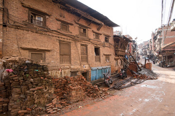 Kathmandu,Nepal- April 20,2019 : Patan Durbar Square is situated at the centre of Lalitpur city. Patan is one of the oldest know Buddhist City. It is a center of both Hinduism and Buddhism.