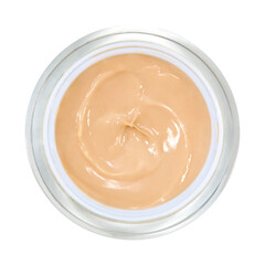 Cremetiegel, offen, draufsicht,