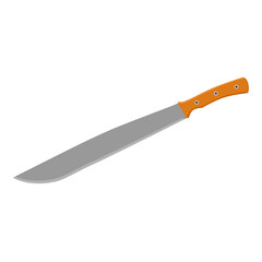 Machete vector isolated on white background