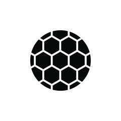 Fototapeta premium Football, Soccer, Sport, Ball, Game Solid Icon Vector Illustration Logo Template. Suitable For Many Purposes.