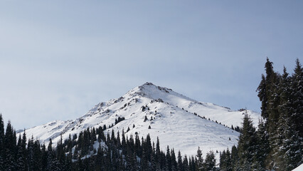 Lonely mountain in Gorelnik Gorge