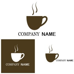 Coffee cup Logo Template vector icon design