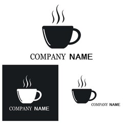 Coffee cup Logo Template vector icon design