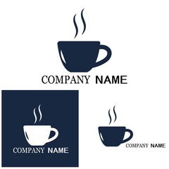 Coffee cup Logo Template vector icon design