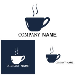 Coffee cup Logo Template vector icon design