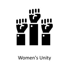 Women Unity vector Solid Icon Design illustration. Home Improvements Symbol on White background EPS 10 File