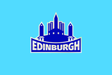 Obraz premium Edinburgh Logo Badge Template