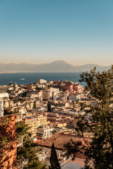Obraz premium Naples City centre in Campania Italy.