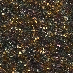 Seamless texture of crystal or metal colorful reflective raw ore gemstone