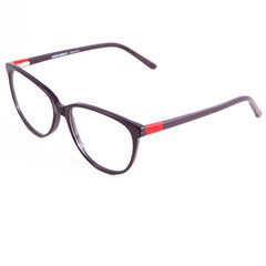 eyeglass frames on a white background. Stylish framed glasses on a white background.