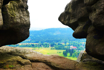 Góry Stołowe-Polska- widoki na szczytach © Przemysaw