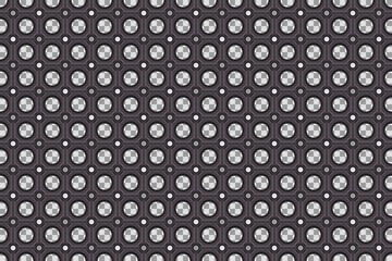 Fototapeta na wymiar Black rubber indoor floor mat seamless pattern