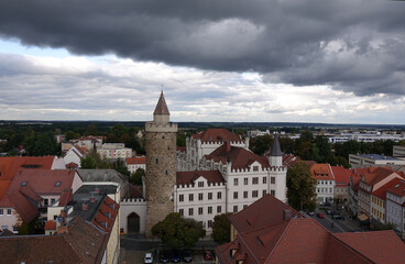 Obraz premium Wendischer Turm und Alte Kaserne in Bautzen
