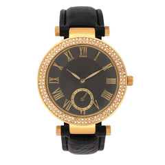 Luxury watches isolated on white background With clipping path gold watch women and man watches female and male watches