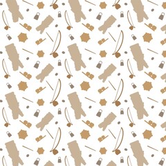 Capoeira music vector set. Collection of capoeira instruments in black silhouette for web, flyer, clipart design. Traditional capoeira orchestra, brasilian culture instrument.