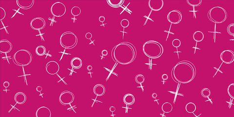 March 8 th - International womens rights day design slide