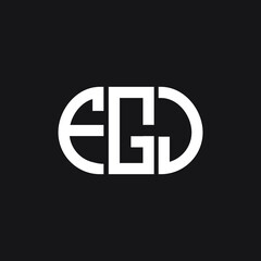 FGJ letter logo design on black background. FGJ creative initials letter logo concept. FGJ letter design.