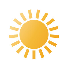 sun web icon - vector design element
