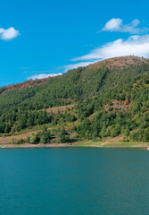 Uvac lake, special natural reserve under the Serbia state's protection and habitat of griffon vultures