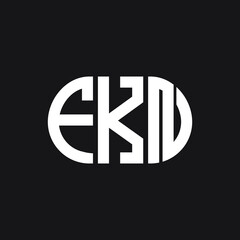 FKN letter logo design on black background. FKN creative initials letter logo concept. FKN letter design.
