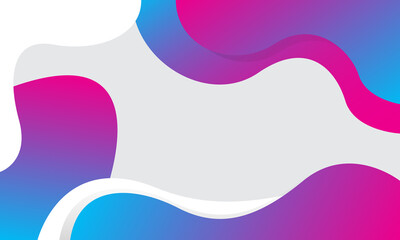 Abstract pink and blue background with waves. Vector illustration