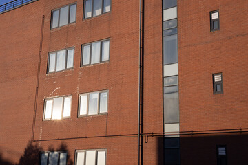 Obraz premium red brick building