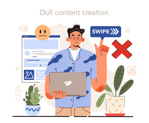 Blog promotion failure. Visual content mistake. Dull content creation.