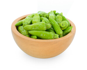 Fresh chilli isolated on white background