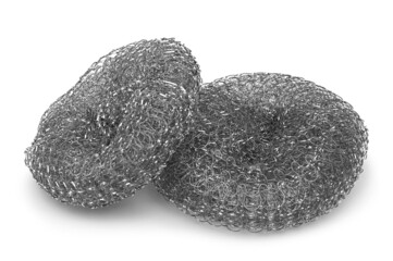 Stainless steel scourer for dish washing