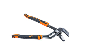 Obraz premium Adjustable water pump pliers isolated on a white background