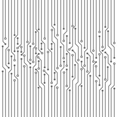 Abstract digital background with technology circuit board texture. Electronic motherboard illustration. Communication and engineering concept. Vector illustration