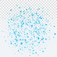 Dust Sparkling magical particles background. Magic concept. Blue Abstract vector background.