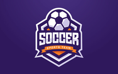 Modern and Creative Soccer or Football Club Logo for Sports Team