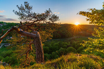 Sonnenuntergang in Franken