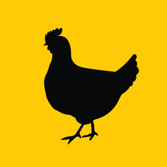 Cute and funny colorful farm rooster, chicken,cock, cockerel, cartoon vector illustration.