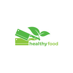 Healthy Food Logo vector Template. 