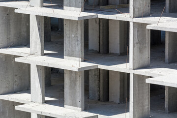 Site buildings under construction