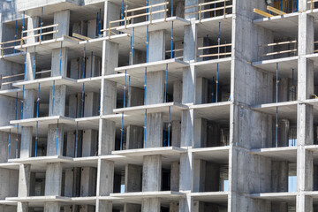 Site buildings under construction
