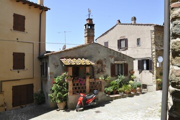 Old Italian town in Tuscany.