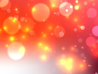 Shiny red glowing bokeh background design