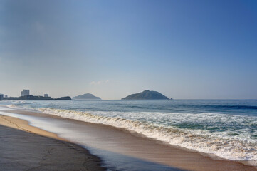 Fototapeta na wymiar Beach in Mazatlan, Sinaloa, HDR Image