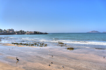 Beach in Mazatlan, Sinaloa, HDR Image