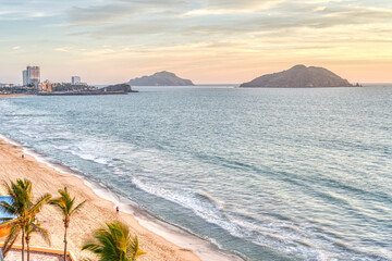 Beach in Mazatlan, Sinaloa, HDR Image