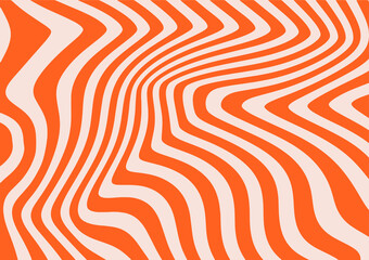 Abstract background with stripes, retro waves illustration.