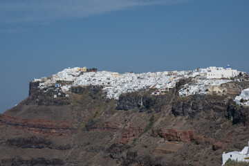 paisaje de Santorini