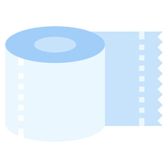 TOILET ROLL flat icon,linear,outline,graphic,illustration