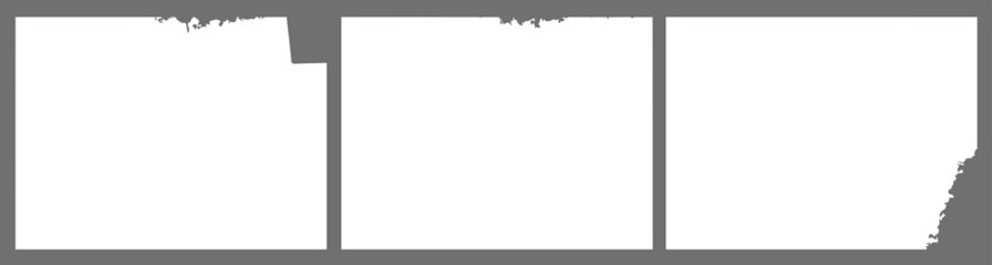 White ripped paper strips collection. Realistic paper scraps with torn edges. Sticky notes, shreds of notebook pages. Vector illustration.